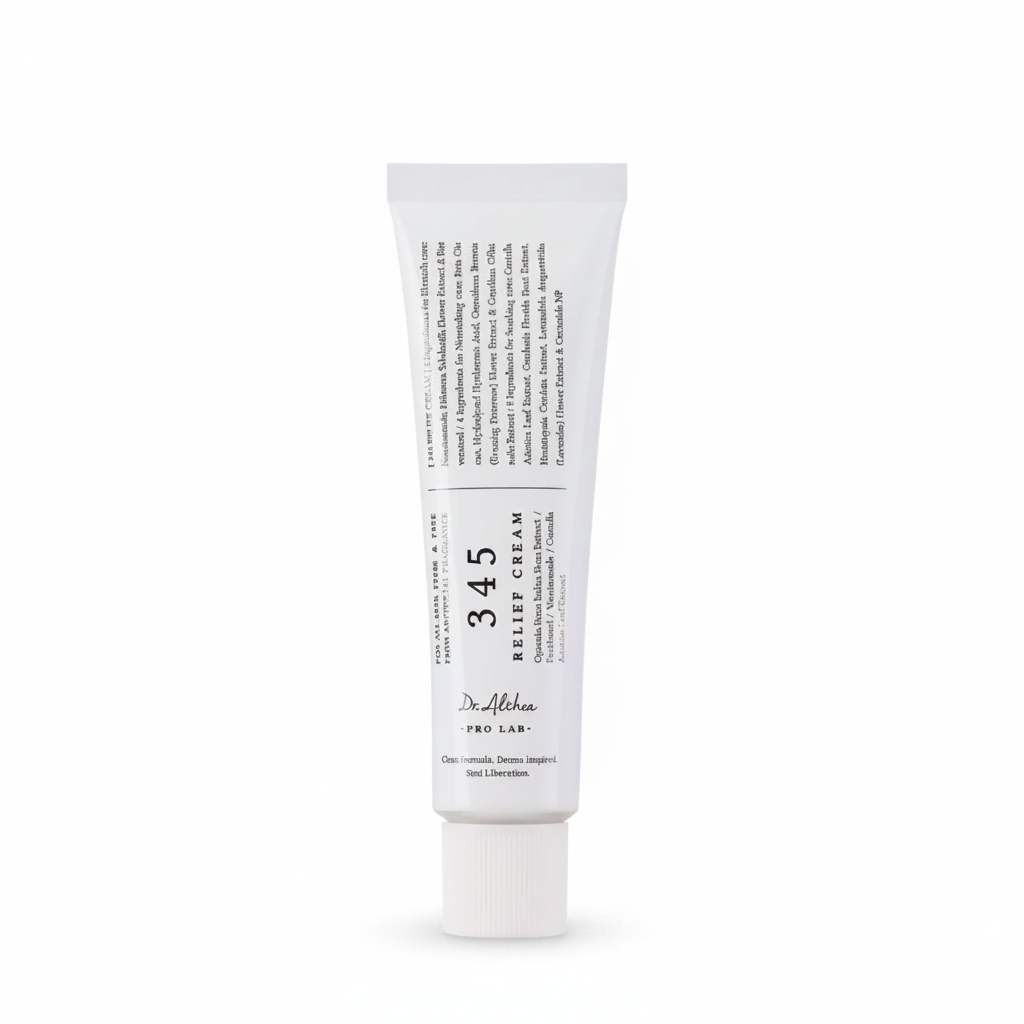 Dr. Althea 345 Relief Cream white tube with ribbed cap for barrier care