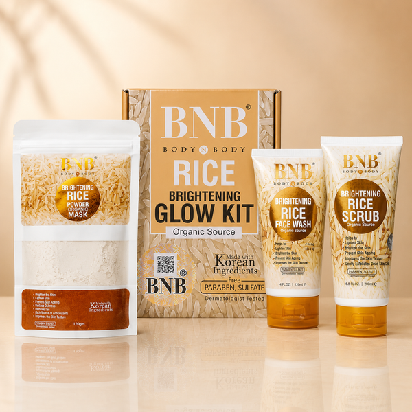 Rice Extract Facial Kit for Bright & Glowing Skin