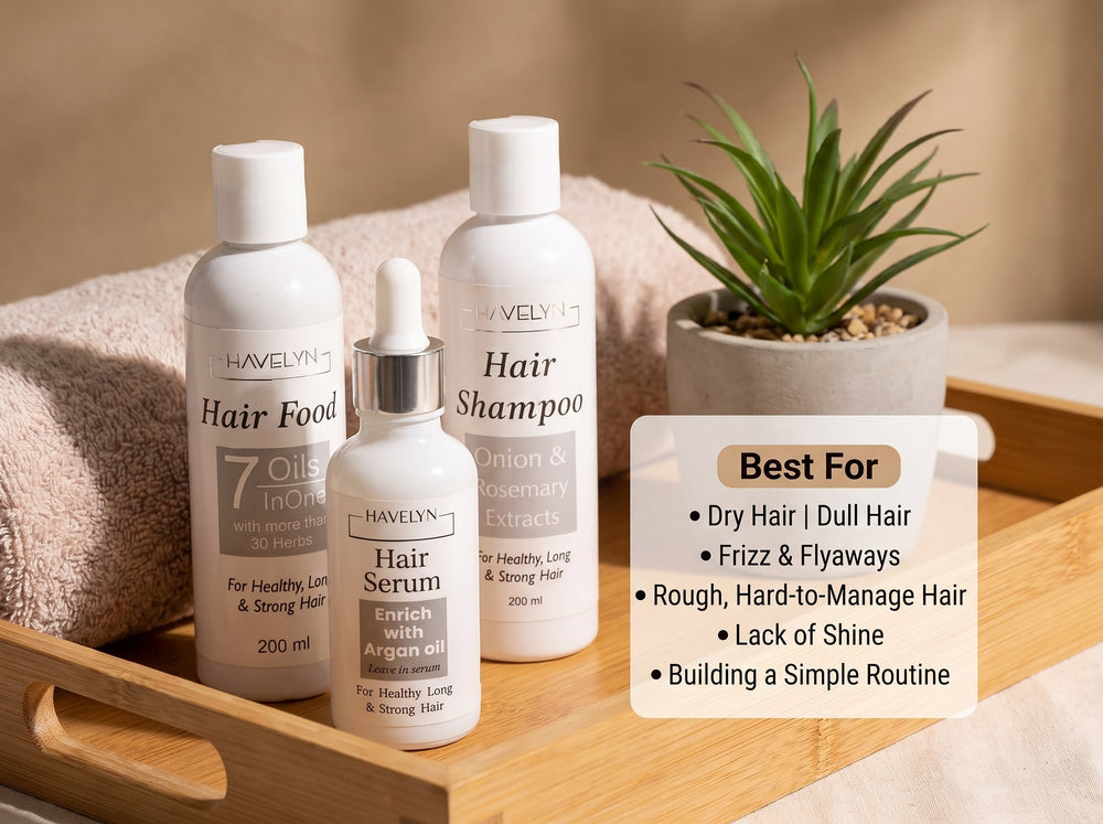 Havelyn Hair Care Kit – 3-in-1 Hair Oil, Serum & Shampoo