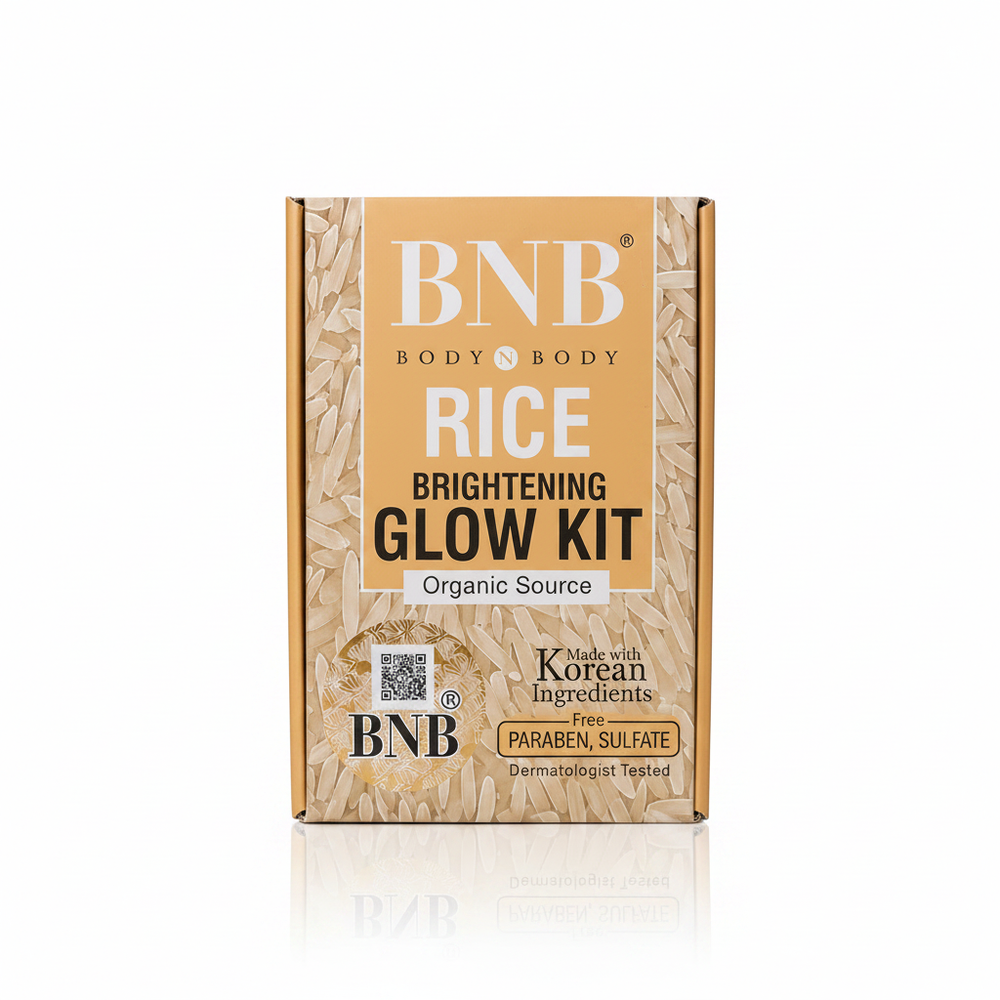 BNB Rice Brightening Glow Kit – Box Close-up
