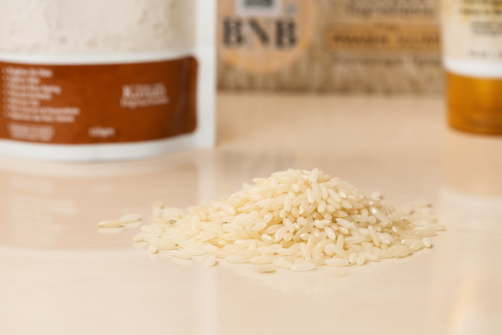 BNB Rice Ingredient Close-Up – Macro Shot