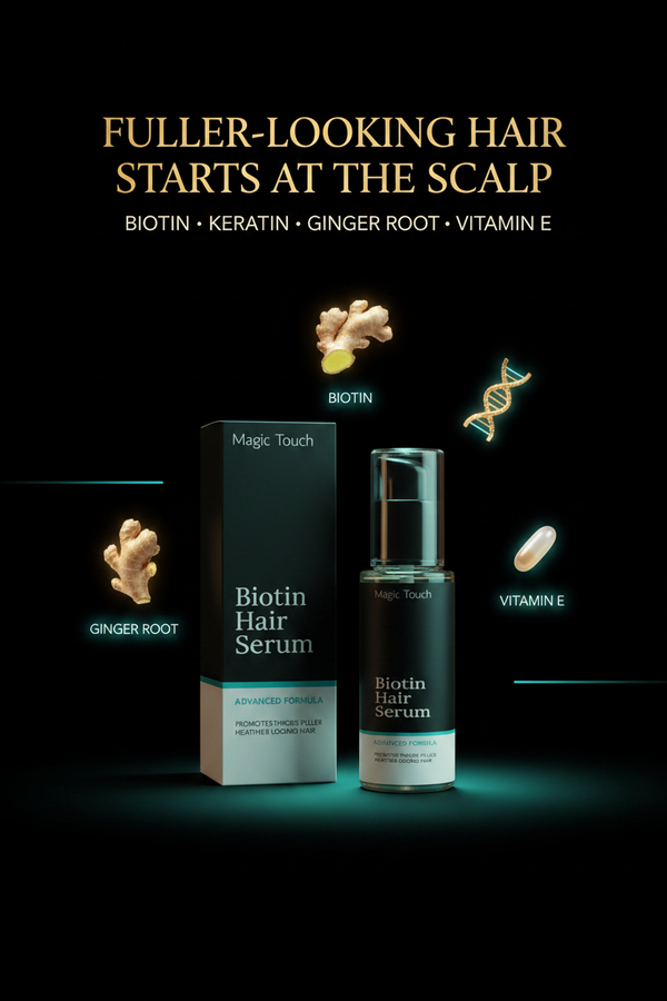 Dark Cinematic — Magic Touch Biotin Hair Serum