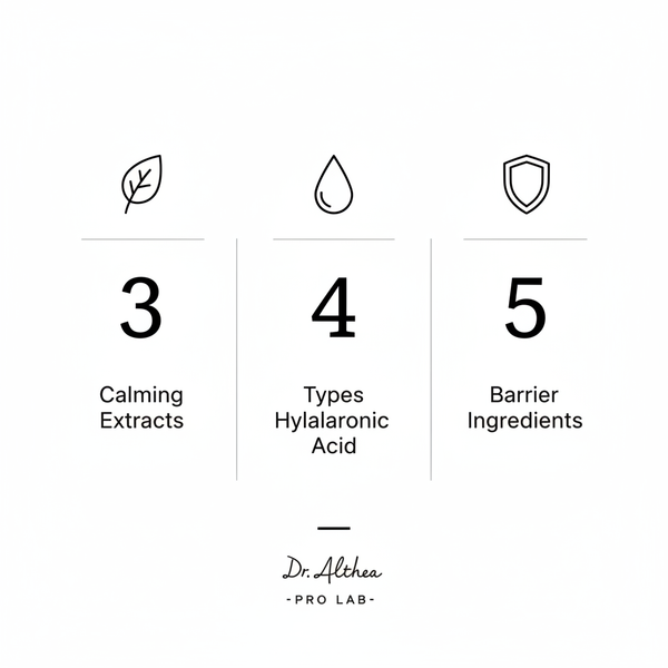 Dr. Althea 345 Relief Cream - 3-4-5 System Infographic