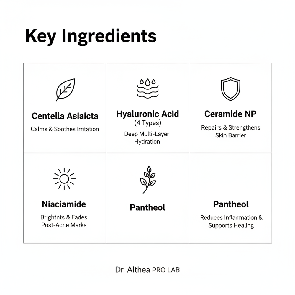 Dr. Althea 345 Relief Cream - Key Ingredients