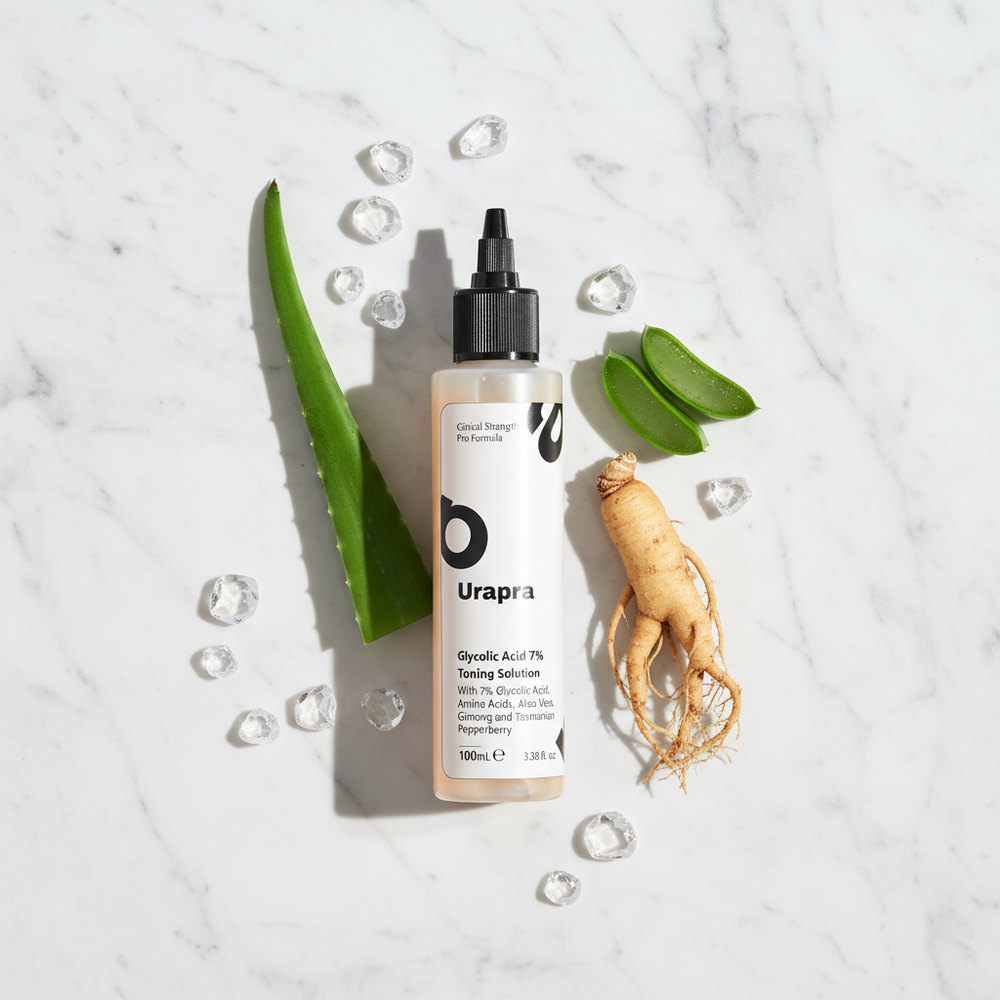 Glycolic Acid Toning Solution — Flat Lay