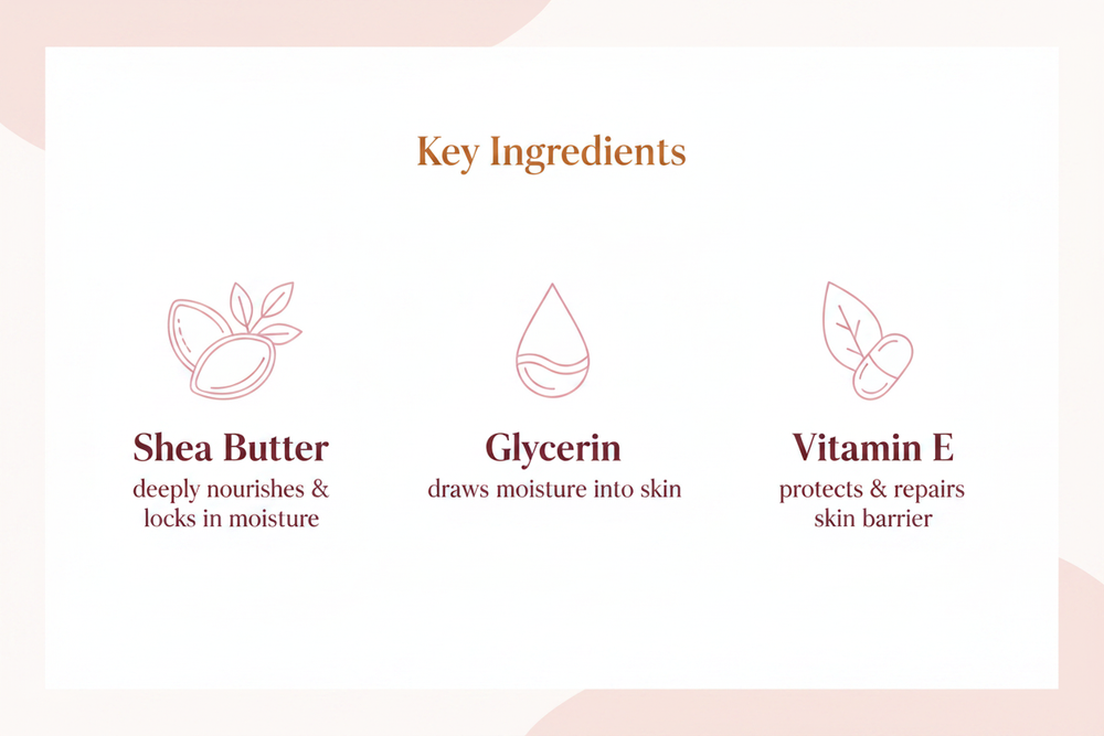Hand & Foot Cream – Ingredient Callout Graphic