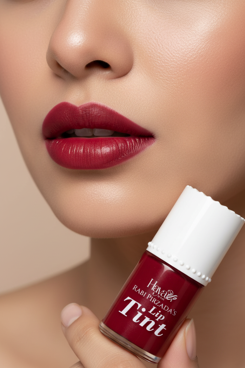 Lip Tint Model Application Shot