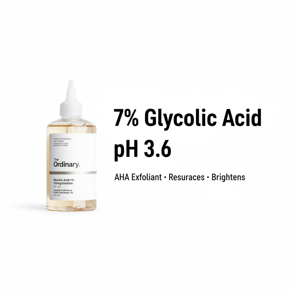 The Ordinary Glycolic Acid 7% Scroll-Stopping Spec Callout