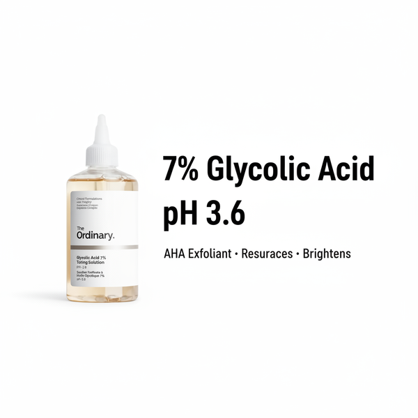 The Ordinary Glycolic Acid 7% Scroll-Stopping Spec Callout