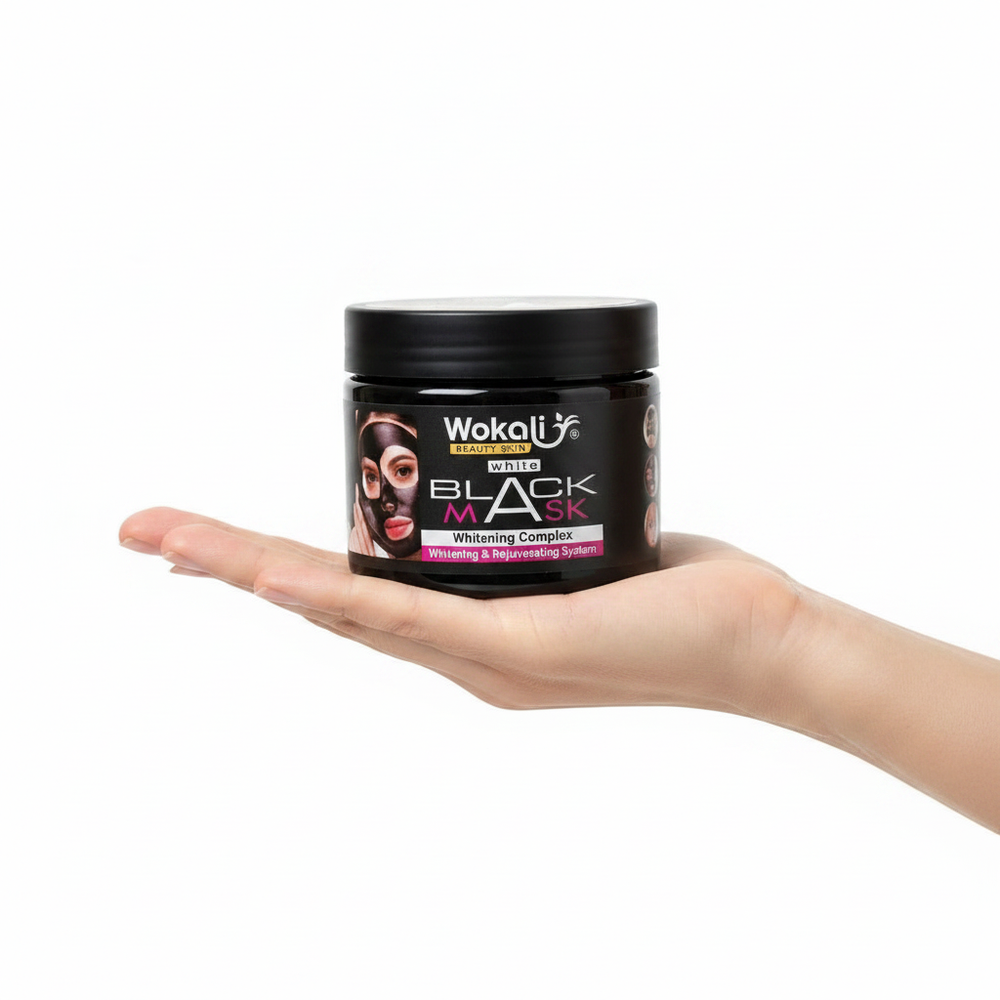 Wokali Black Mask – Size & Scale Shot