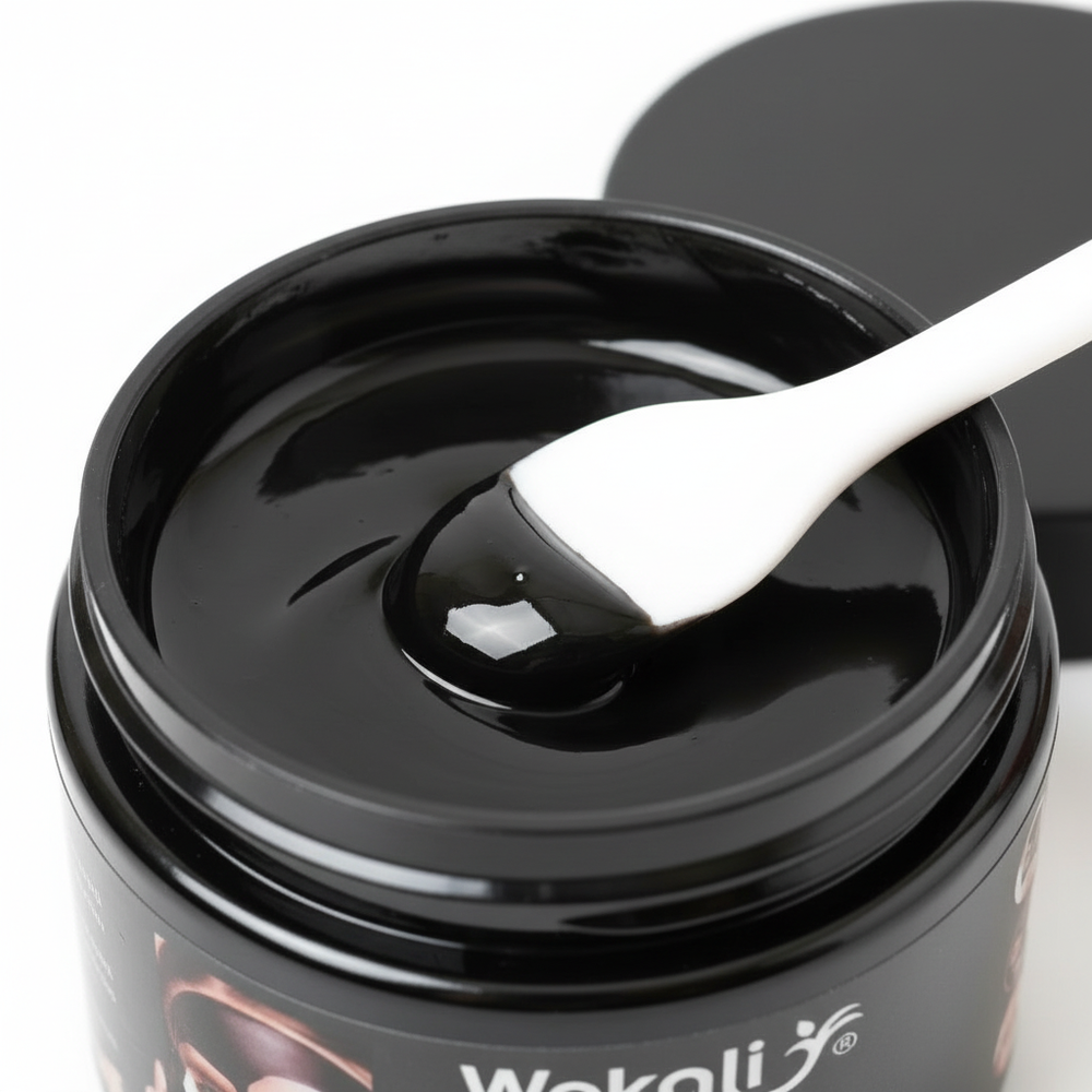 Wokali Black Mask – Texture Close-Up